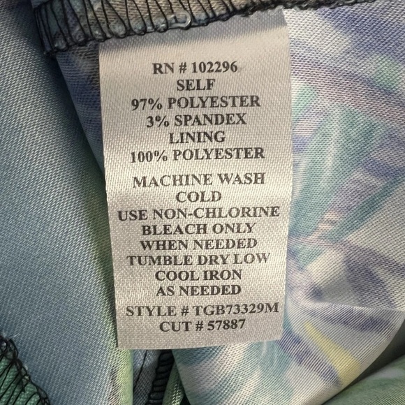 Connected Apparel Tropical Sleeveless Dress Womens Sz 10 - Picture 4 of 4